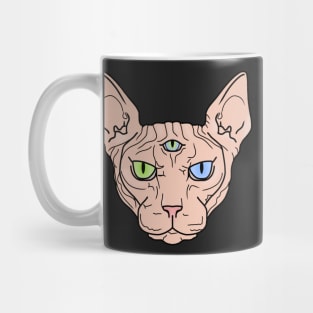 Third Eye Sphynx Cat Mug